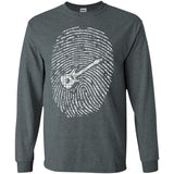 Guitar Shirt DNA  G240 Gildan LS Ultra Cotton T-Shirt