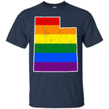 Utah Rainbow Flag LGBT Community Pride LGBT Shirts