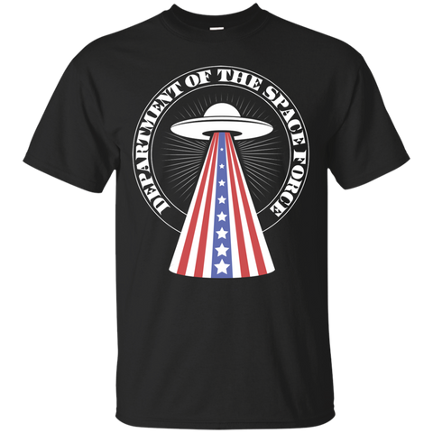 Space Force Shirt Department Of The Space Force US UFO Trump Parody