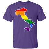 Italy Rainbow Flag LGBT Community Pride LGBT Shirts