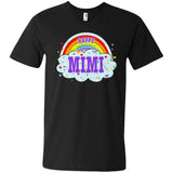 Happiest-Being-The Best Mimi-T-Shirt  Men's Printed V-Neck T