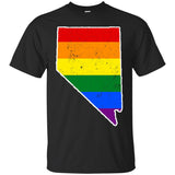 Nevada Rainbow Flag LGBT Community Pride LGBT Shirts