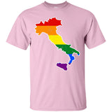 Italy Rainbow Flag LGBT Community Pride LGBT Shirts