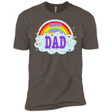 Happiest-Being-The Best Dad-T-Shirt Funny Dad T Shirt  Next Level Premium Short Sleeve Tee