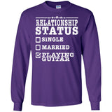 Relationship Status Playing Guitar Shirt Guitarist Gift