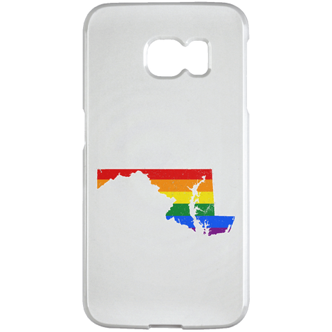 Maryland Rainbow Flag LGBT Community Pride LGBT Shirts  Samsung Galaxy S6 Edge Case