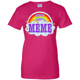 Happiest-Being-The Best Meme T Shirt  Ladies Custom 100% Cotton T-Shirt