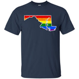 Maryland Rainbow Flag LGBT Community Pride LGBT Shirts