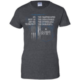 Delaware Police Support Law Enforcement The Unappreciated  G200L Gildan Ladies' 100% Cotton T-Shirt