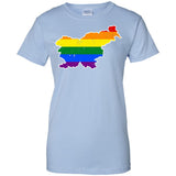 Slovenia Rainbow Flag LGBT Community Pride LGBT Shirts
