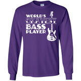 Worlds Okayest Bass Player T Shirt Bass Player Gift