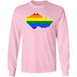 Czech Republic Rainbow Flag LGBT Community Pride LGBT Shirts