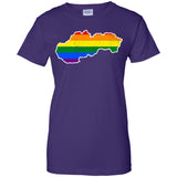 Slovakia Rainbow Flag LGBT Community Pride LGBT Shirts