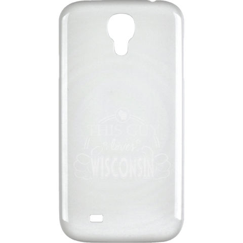 This Guy Loves Wisconsin  Samsung Galaxy 4 Case