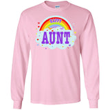 Happiest-Being-The Best Aunt-Shirt Crazy Aunt Shirt  LS Ultra Cotton Tshirt