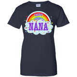 Happiest-Being-The Best Nana-T-Shirt  Ladies Custom 100% Cotton T-Shirt