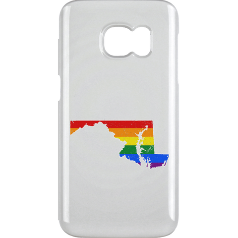 Maryland Rainbow Flag LGBT Community Pride LGBT Shirts  Samsung Galaxy S6 Clip