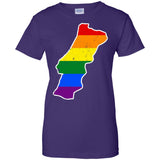Portugal Rainbow Flag LGBT Community Pride LGBT Shirts