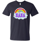 Happiest-Being-The Best Nana-T-Shirt  Men's Printed V-Neck T