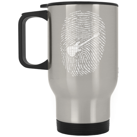 Bass Player Shirt DNA Bassist Shirt Bass T Shirt  XP8400S Silver Stainless Travel Mug