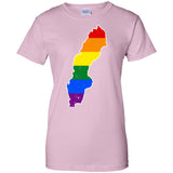 Sweden Rainbow Flag LGBT Community Pride LGBT Shirts