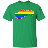 Slovakia Rainbow Flag LGBT Community Pride LGBT Shirts