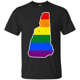 New Hampshire Rainbow Flag LGBT Community Pride LGBT Shirt