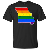 Missouri Rainbow Flag LGBT Community Pride LGBT Shirts