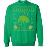 Ugly Christmas Sweater Stegosaurus