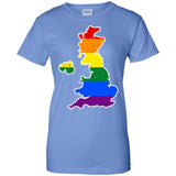 United Kingdom Rainbow Flag LGBT Community Pride LGBT Shirts