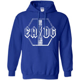 Bass Player T shirt E A D G Strings of the Bass Guitar  G185 Gildan Pullover Hoodie 8 oz.