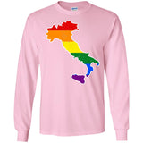 Italy Rainbow Flag LGBT Community Pride LGBT Shirts