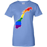 Norway Rainbow Flag LGBT Community Pride LGBT Shirts