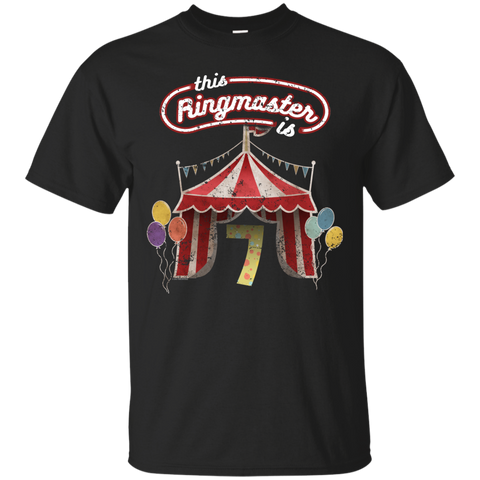 Kids Ringmaster Costume Circus Ringmaster Shirt 7th Birthday Kids