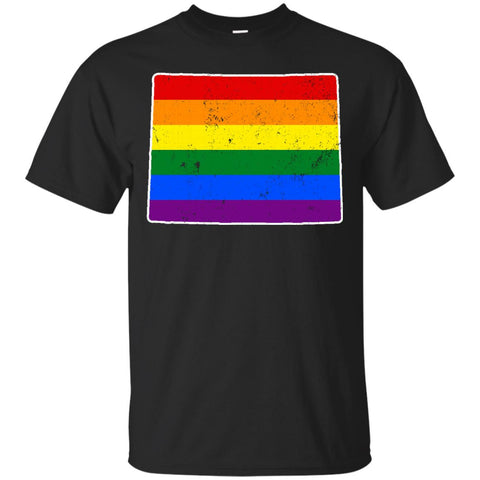 Wyoming Rainbow Flag LGBT Community Pride LGBT Shirts