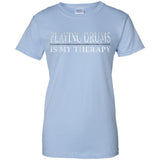 Playing Drums Is My Therapy Funny Drummer Shirt