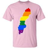 Sweden Rainbow Flag LGBT Community Pride LGBT Shirts