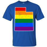 Utah Rainbow Flag LGBT Community Pride LGBT Shirts