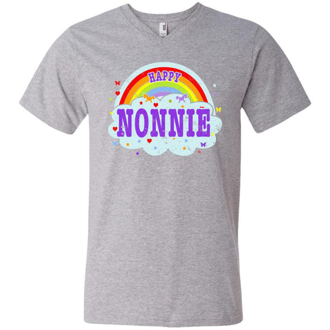 Happiest-Being-The Best Nonnie T Shirt  Men's Printed V-Neck T