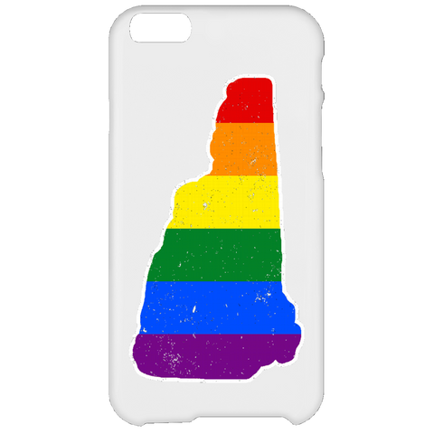 New Hampshire Rainbow Flag LGBT Community Pride LGBT Shirt  iPhone 6 Plus Case