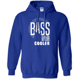 Bass A Lot Like Guitar But Much Cooler Bass Player T Shirts  G185 Gildan Pullover Hoodie 8 oz.