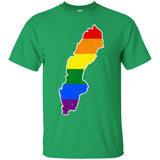 Sweden Rainbow Flag LGBT Community Pride LGBT Shirts