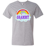 Happiest-Being-The Best Grammy-T-Shirt  Men's Printed V-Neck T