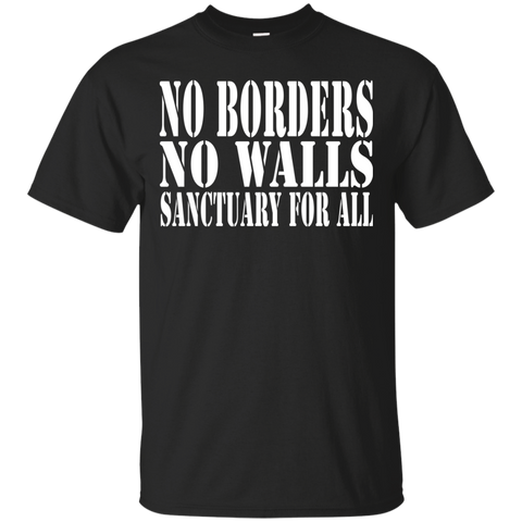 No Borders No Walls Sanctuary For All Sanctuary Cities Human Rights Shirt