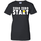 Zero Zero Start Pickleball Shirt Pickleball Gift  G200L Gildan Ladies' 100% Cotton T-Shirt