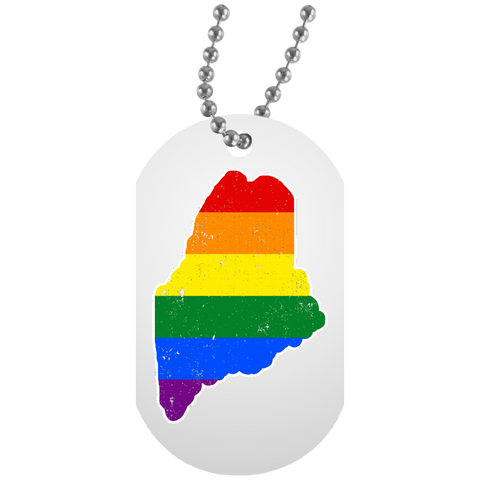 Maine Rainbow Flag LGBT Community Pride LGBT Shirts
