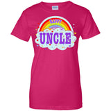 Happiest-Being-The Best Uncle T Shirt Funny Uncle T Shirt  Ladies Custom 100% Cotton T-Shirt