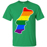 Portugal Rainbow Flag LGBT Community Pride LGBT Shirts