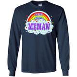 Happiest-Being-The Best Memaw-T-Shirt  LS Ultra Cotton Tshirt