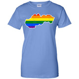 Slovakia Rainbow Flag LGBT Community Pride LGBT Shirts